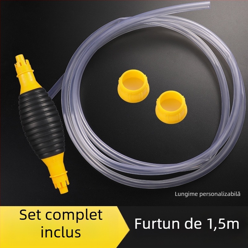 Pompa manuală de ulei pentru mașini și motociclete – auto-priming, debit mare, aspirație din bidon diesel, conductă de aspirație pentru uz casnic, devierea ureei