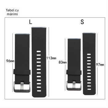 Brățară din silicon pentru smartwatch, compatibilă cu Little Genius, Huawei și alte mărci