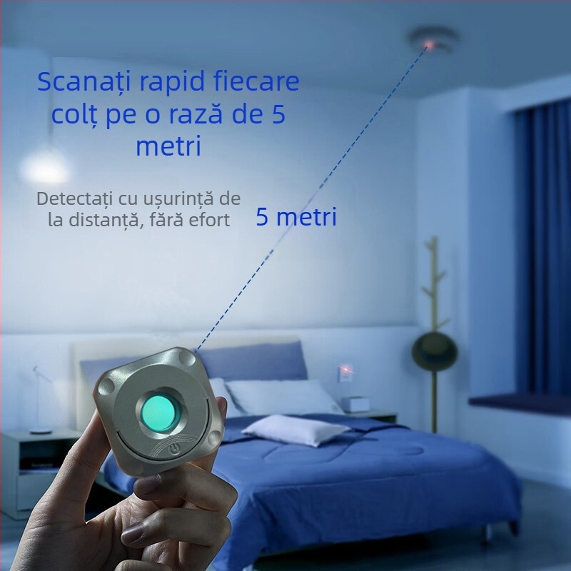 Detector wireless pentru camere, senzor infraroșu, anti-spionaj