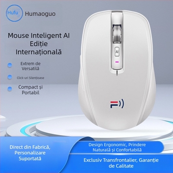 Mouse AI pentru creare PPT, Bluetooth fără fir, trei moduri de traducere vocală, pentru calculatoare