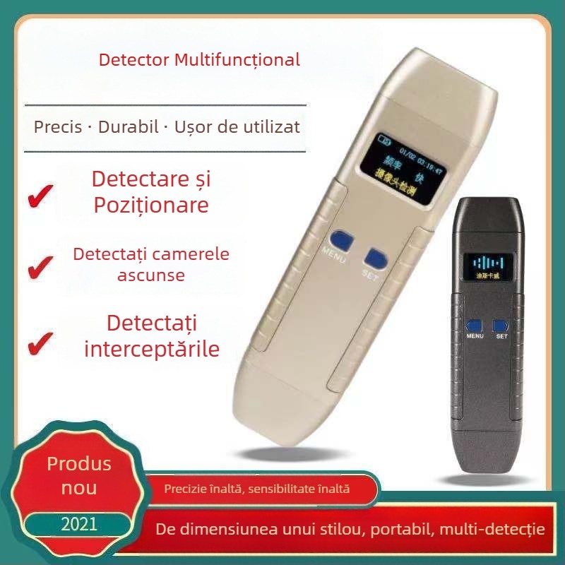 DS616 detector infraroșu pentru camere — anti supraveghere, anti spionaj, anti urmărire și localizare semnal telefonic