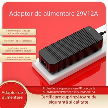 Adaptoare de alimentare 29V12A și 29V10A cu certificări UL, CE, 3C, KC, SAA și PSE