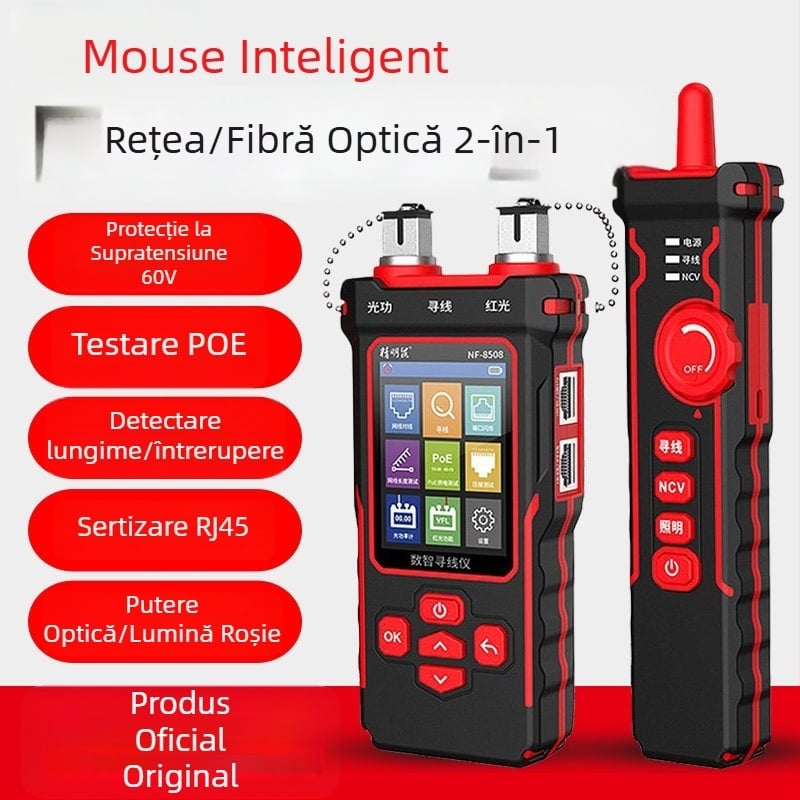 Smart Mouse NF-8508 Detectare de linie, senzor optic de putere și tester PoE