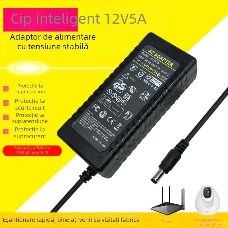 Sursă de alimentare switch-mode 12V 5A, 60W
