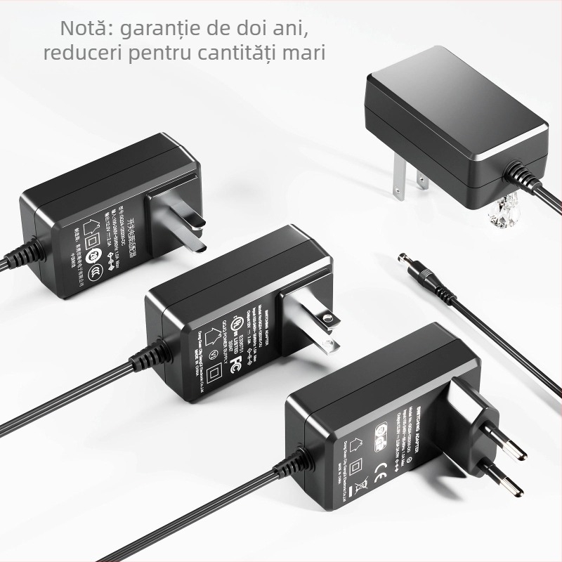 Adaptori de alimentare 12V 2A și 24V 1A, cu certificare CCC, pentru monitor și dispozitiv de înfrumusețare