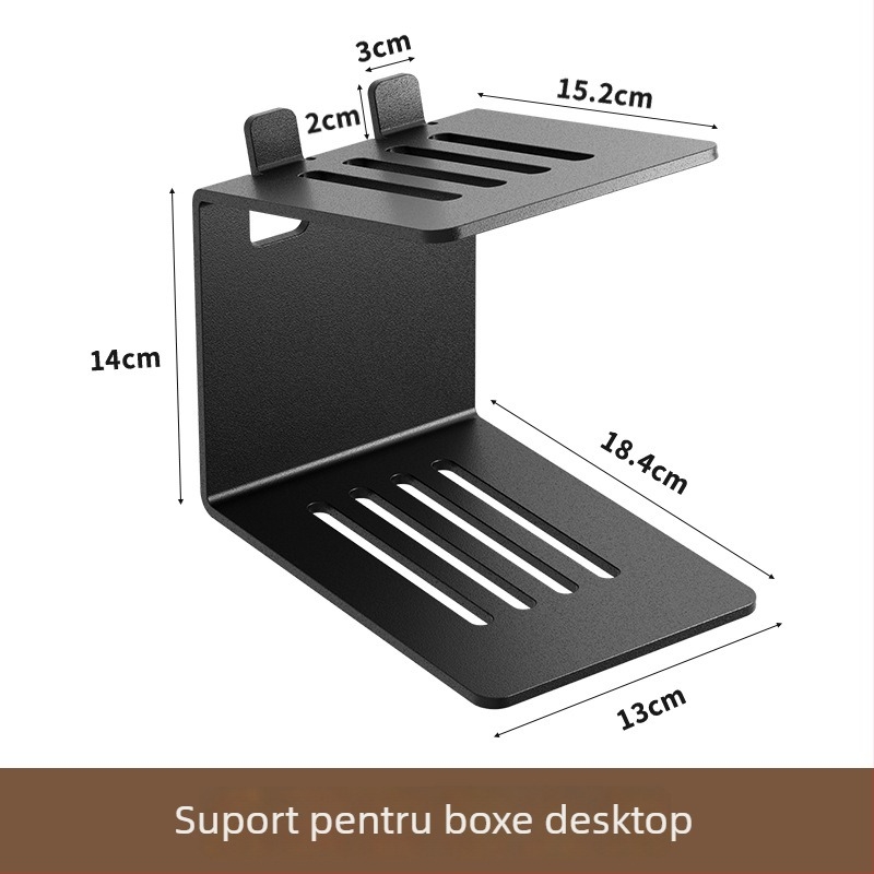 Suport de birou pentru difuzoare, suport metalic universal pentru difuzoare de birou, suport cu absorbție la vibrații pentru living