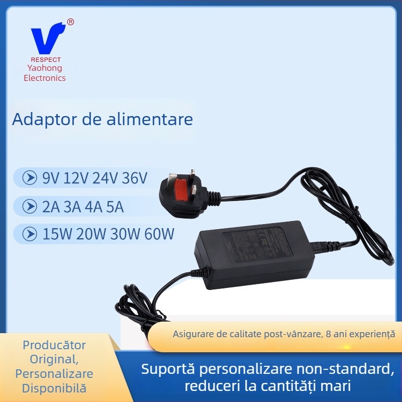 Adaptor de alimentare 9-36V pentru benzi LED și aparate electrocasnice inteligente mici