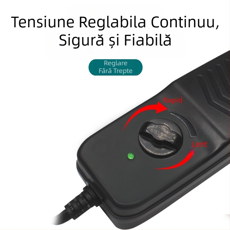 Regulator de viteză fără trepte pentru șurubelniță electrică, sursă de alimentare reglabilă 24–36V, 2A