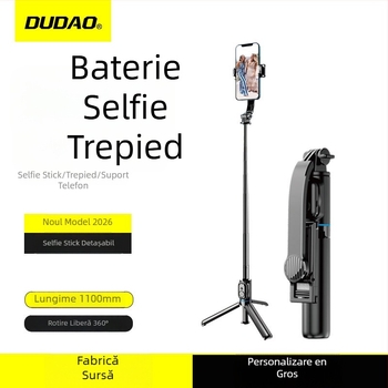 F18s nou model selfie stick extensibil cu telecomandă Bluetooth pentru fotografii, suport pentru telefon și trepied pentru streaming live