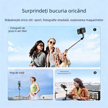 F18s nou model selfie stick extensibil cu telecomandă Bluetooth pentru fotografii, suport pentru telefon și trepied pentru streaming live