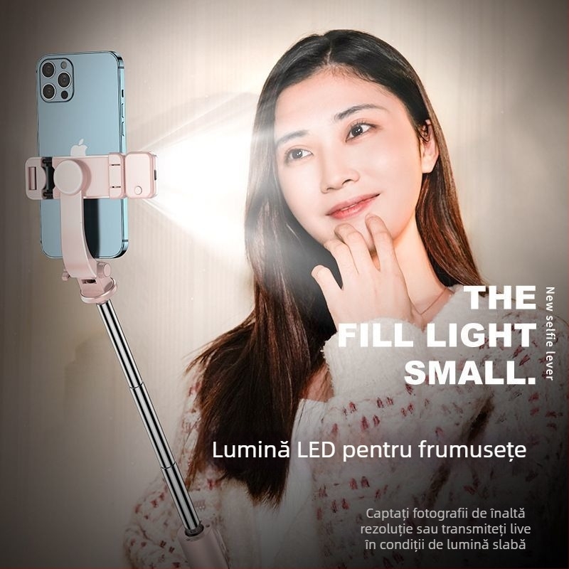 Monopod universal pentru selfie, nou, ținut în mână, extensibil, portabil, multifuncțional, suport pentru telefon cu telecomandă Bluetooth, stil Instagram