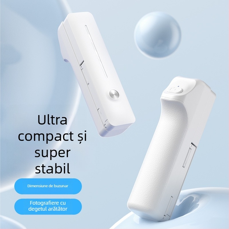 Noul selfie stick mini pentru călătorii — suport de telefon portabil, rotativ, cu stabilizare anti-tremur