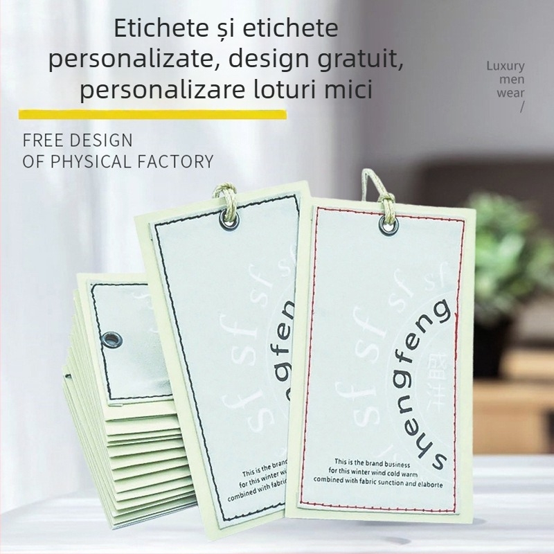 Etichete personalizate pentru haine: etichete pentru bărbați, femei și copii, etichete cu logo imprimat și ștampilare la cald