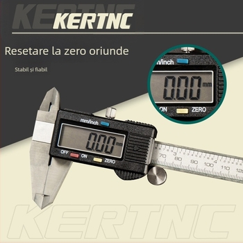 KERTNC caliper digital neutru, aliaj de zinc, afișaj electronic cu ecran mare, 0-150 mm