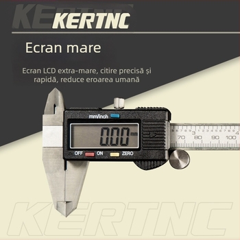 KERTNC caliper digital neutru, aliaj de zinc, afișaj electronic cu ecran mare, 0-150 mm