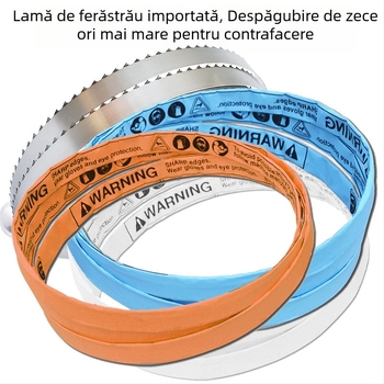 Lama de ferăstrău pentru oase, dinți fini, pentru mașini de tăiat carne și oase, modelul 1745