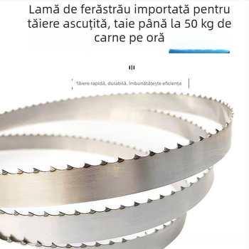 Lama de ferăstrău pentru oase, dinți fini, pentru mașini de tăiat carne și oase, modelul 1745