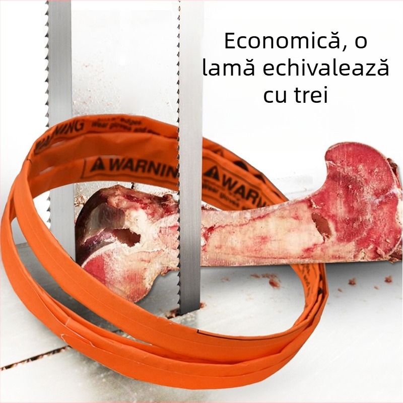 Lama de ferăstrău pentru oase, dinți fini, pentru mașini de tăiat carne și oase, modelul 1745