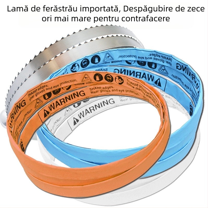 Lama de ferăstrău pentru oase, dinți fini, pentru mașini de tăiat carne și oase, modelul 1745
