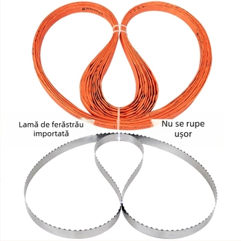 Lama de fierăstrău pentru mașina de tăiat oase, lățime 16 mm, grosime 0,56 mm, pentru carne de vită, porc, păsări și carne congelată.
