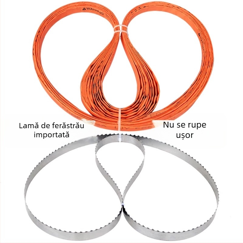 Lama de fierăstrău pentru mașina de tăiat oase, lățime 16 mm, grosime 0,56 mm, pentru carne de vită, porc, păsări și carne congelată.