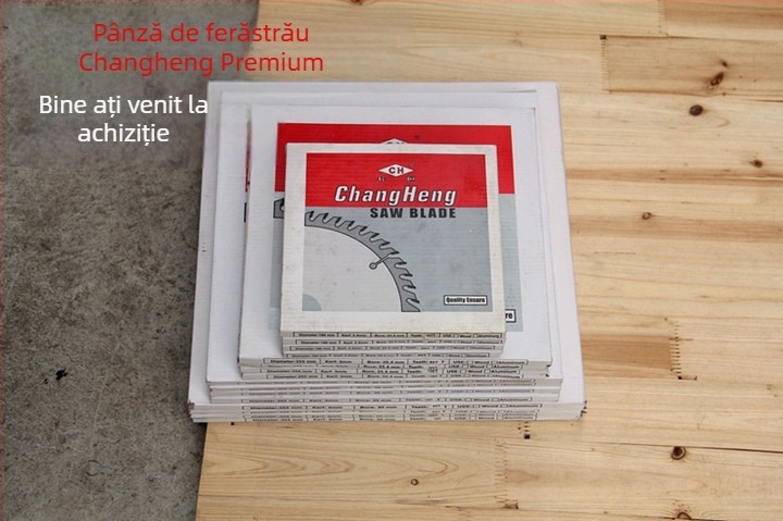 Lama de ferăstrău pentru lemn, 10 inch (255 mm), corp din aliaj de aluminiu, dinți de carburi, 60–120 dinți
