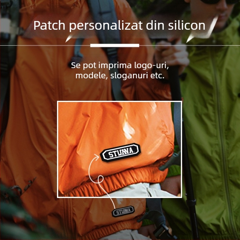 Etichete moi din silicon PVC pentru haine, genți, pantofi și pălării – logo-uri și mărci comerciale