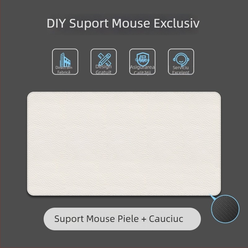 Pad de mouse cu logo personalizabil, antiderapant și rezistent la uzură, covoraș de birou ultra-large pentru jocuri — mai multe dimensiuni