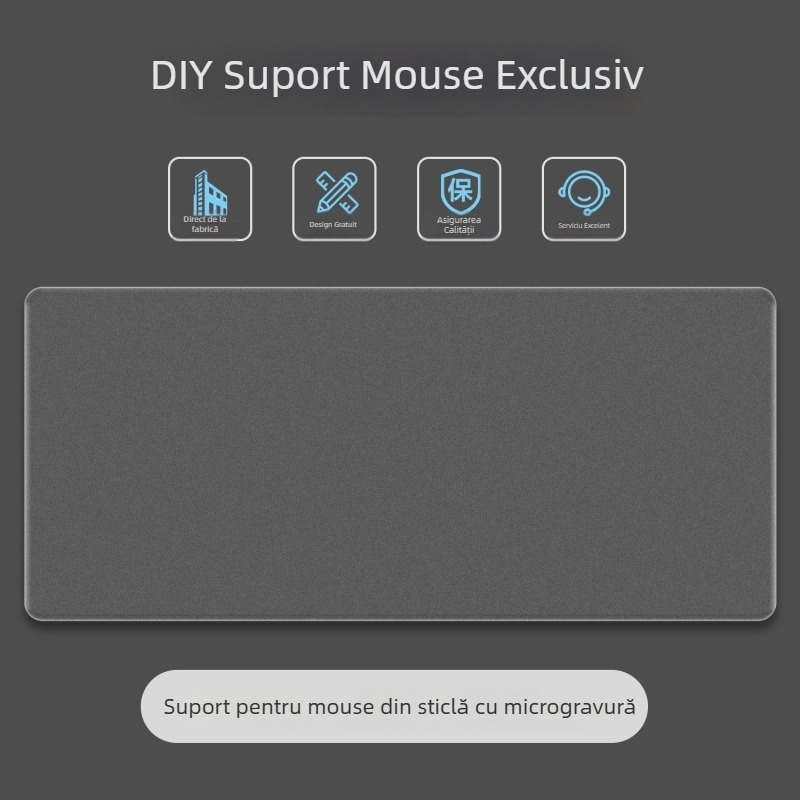 Pad de mouse cu logo personalizabil, antiderapant și rezistent la uzură, covoraș de birou ultra-large pentru jocuri — mai multe dimensiuni
