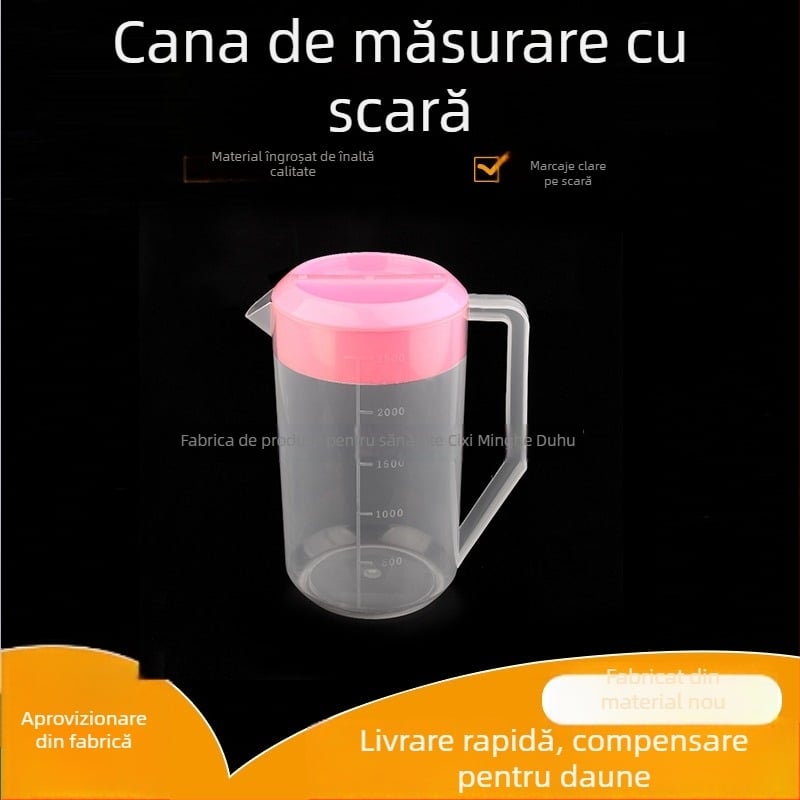 Pahar de măsurat din plastic de 2500 ml cu scară