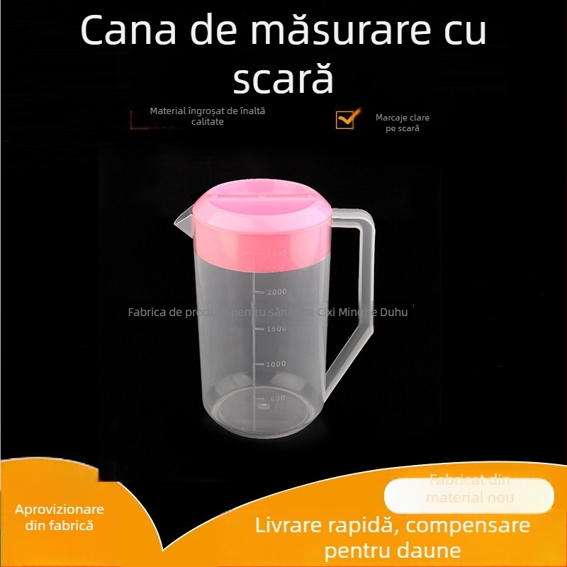 Pahar de măsurat din plastic de 2500 ml cu scară
