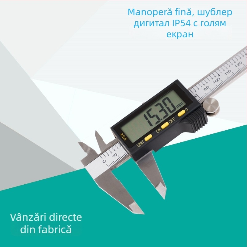 Saimeng Caliper digital electronic IP54 din oțel inoxidabil, precizie înaltă, 0-150 mm