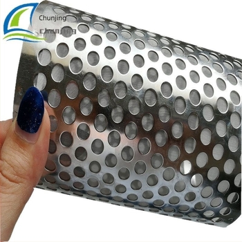 316L Filtru perforat pentru țeavă cilindrică, tub filtrant cilindric 304, oțel inoxidabil 2205 rezistent la coroziune — coș de filtrare cu găuri circulare