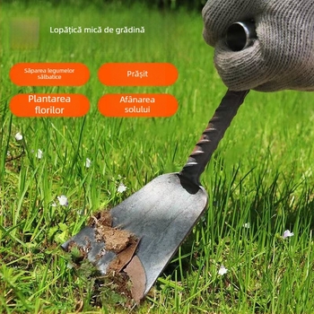Lopată de grădină din fier pentru plantarea legumelor și înlăturarea buruienilor