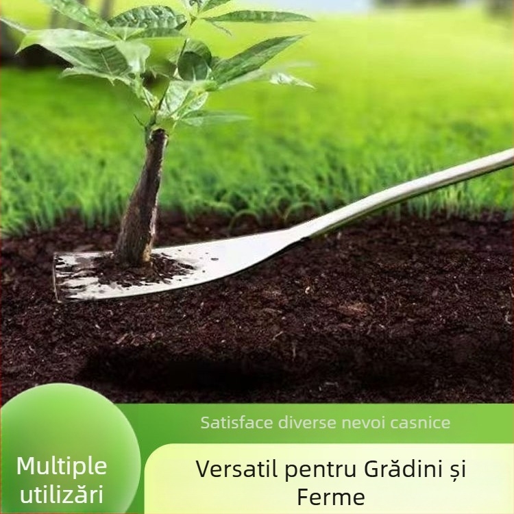 Lopată de grădină din fier pentru plantarea legumelor și înlăturarea buruienilor