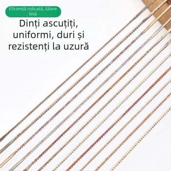 Lame de fierăstrău cu fir, marca Double-Sword, pentru prelucrarea lemnului și tăierea metalelor, curbate și în formă de U, pachet de 144 bucăți pentru ferăstrău electric