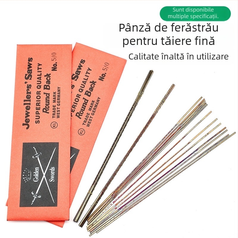 Lame de fierăstrău cu fir, marca Double-Sword, pentru prelucrarea lemnului și tăierea metalelor, curbate și în formă de U, pachet de 144 bucăți pentru ferăstrău electric