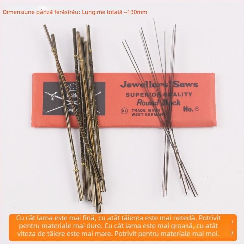 Lame de fierăstrău cu fir, marca Double-Sword, pentru prelucrarea lemnului și tăierea metalelor, curbate și în formă de U, pachet de 144 bucăți pentru ferăstrău electric