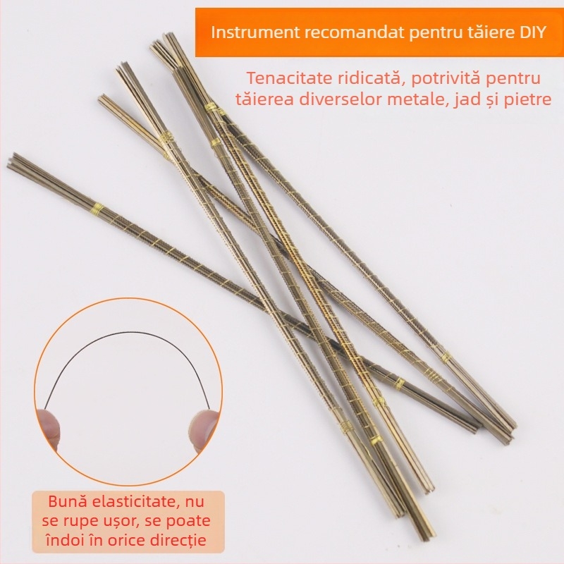 Lame de fierăstrău cu fir, marca Double-Sword, pentru prelucrarea lemnului și tăierea metalelor, curbate și în formă de U, pachet de 144 bucăți pentru ferăstrău electric