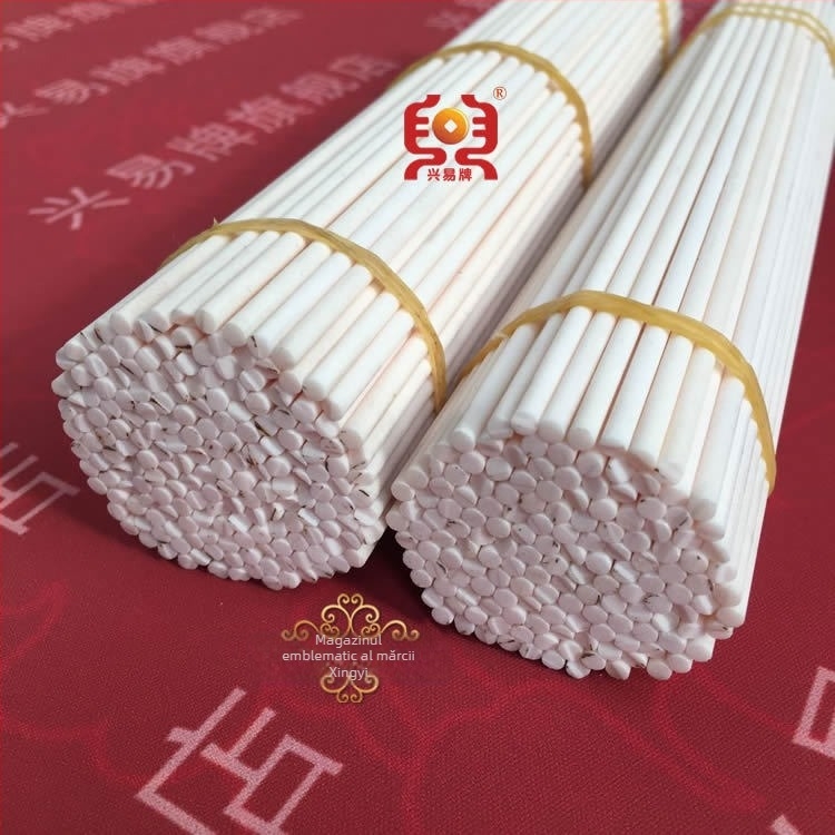 Tijă din oxid de aluminiu 99% (corund), diametre 2/2,5/3/3,5/4/5/6/7/8 mm, solidă