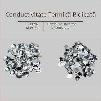 Crucibil din aluminiu pentru analiză termică, 40 mL, pentru probe Mettler, Ø6×1,7 mm.