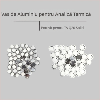 Crucibil din aluminiu pentru analiză termică, 40 mL, pentru probe Mettler, Ø6×1,7 mm.