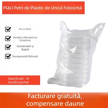 Placă Petri din plastic, pentru cultură celulară, de unică folosință, dimensiuni 35/60/70/90/100/150 mm