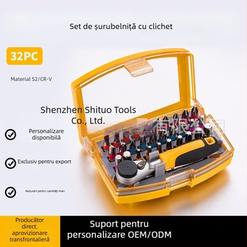 Set de biti pentru șurubelniță electrică, pentru uz casnic, cu biti cruciformi și de cap plat, bituri hexagonale (Allen), unealtă de reparații de calitate industrială