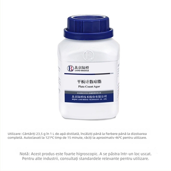 Beijing Luqiao CM101 Agar pentru numărarea plăcilor (PCA) Reagent microbiologic, pulbere uscată, 250 g