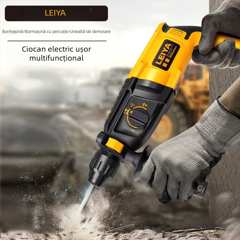 Ria 28-06 Ciocan rotopercutor ușor, multifuncțional cu trei moduri, putere înaltă, mâner rotund, model A2860