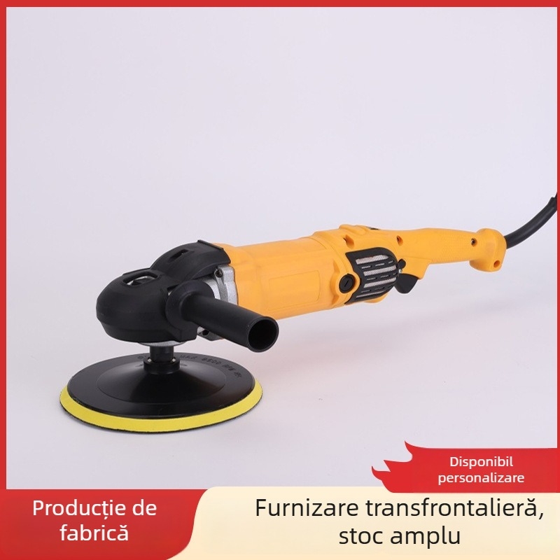 Mașină de șlefuit și tăiet pentru uz casnic, mașină de polisare, model cu cap lung, polizor unghiular cu cablu, unealtă electrică cu motor fără perii