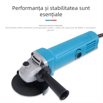 Modelul 100: polizor unghiular electric cu polisare și șlefuire, unealtă industrială de tăiere și șlefuire
