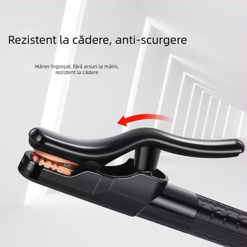 Clește de sudură Black Diamond cu mâner din cupru integrat, acoperire cu gumă, 1000A, nivel industrial