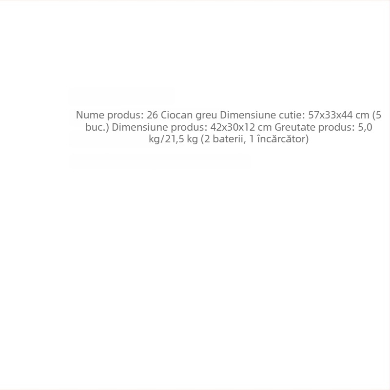 Bormașină cu ciocan compactă, 20V, baterie Li-ion reîncărcabilă